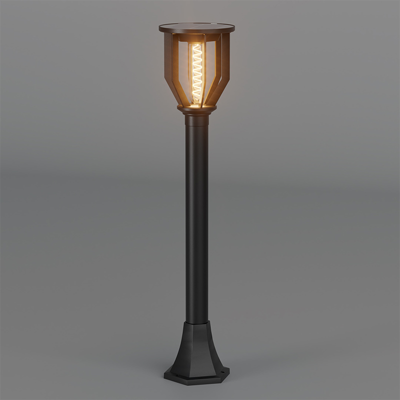 PY-LED GR C04 runde Solar-Gartenleuchte
