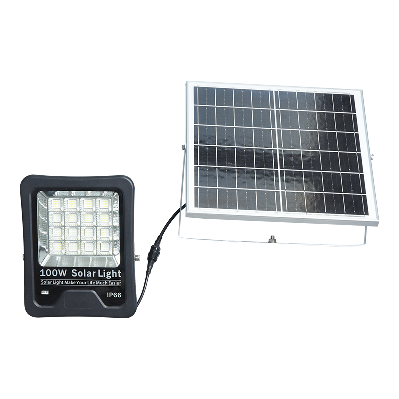 PY-SLFL20-100W Lithium-Ionen-Akku-Solar-Flutlicht