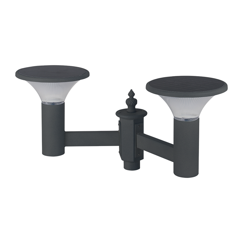 PY-SG018-16W Doppelbirnen-Solar-Gartenleuchte PY-SG018-16W Doppelbirnen-Solar-Gartenleuchte